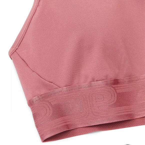 VS Pink Ultimate Scoop Sports Bra, Soft Begonia, Medium - Picture 5 of 10